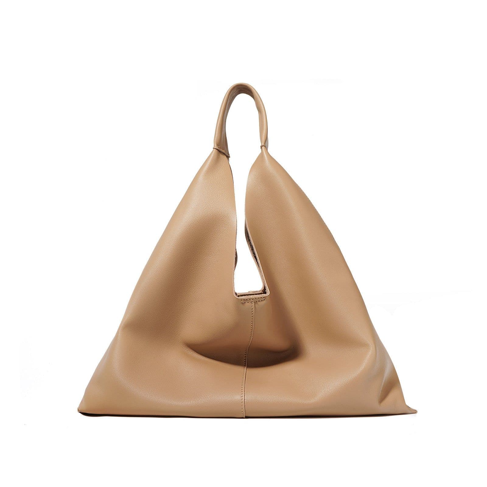 image-Leather Tote Women's Idle Style Casual Handbag Soft Leather Shoulder Bag