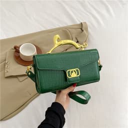 image-Women's Bag Is Fashionable And Simple, With A Hard Handle And A Carrying Crossbody Bag