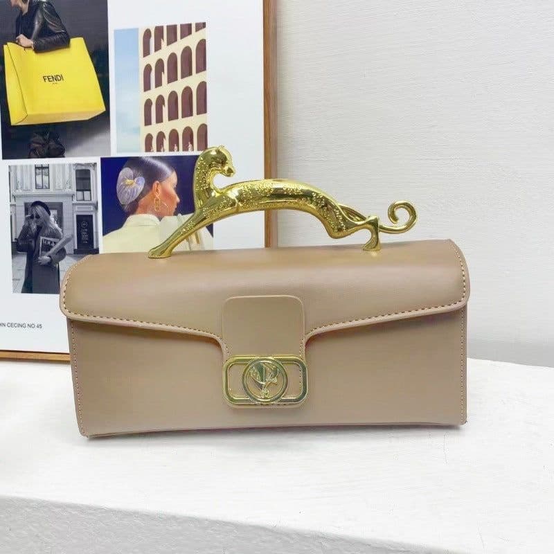image-Women's Bag Is Fashionable And Simple, With A Hard Handle And A Carrying Crossbody Bag