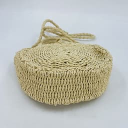 image-Ins Style Shell Retro Large Capacity Women's Straw Bag