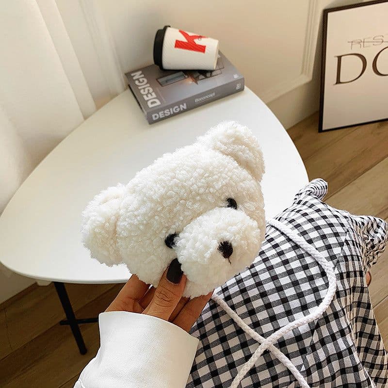 image-Cartoon Soft Cute Single Shoulder Plush Bag