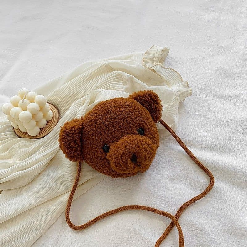 image-Cartoon Soft Cute Single Shoulder Plush Bag