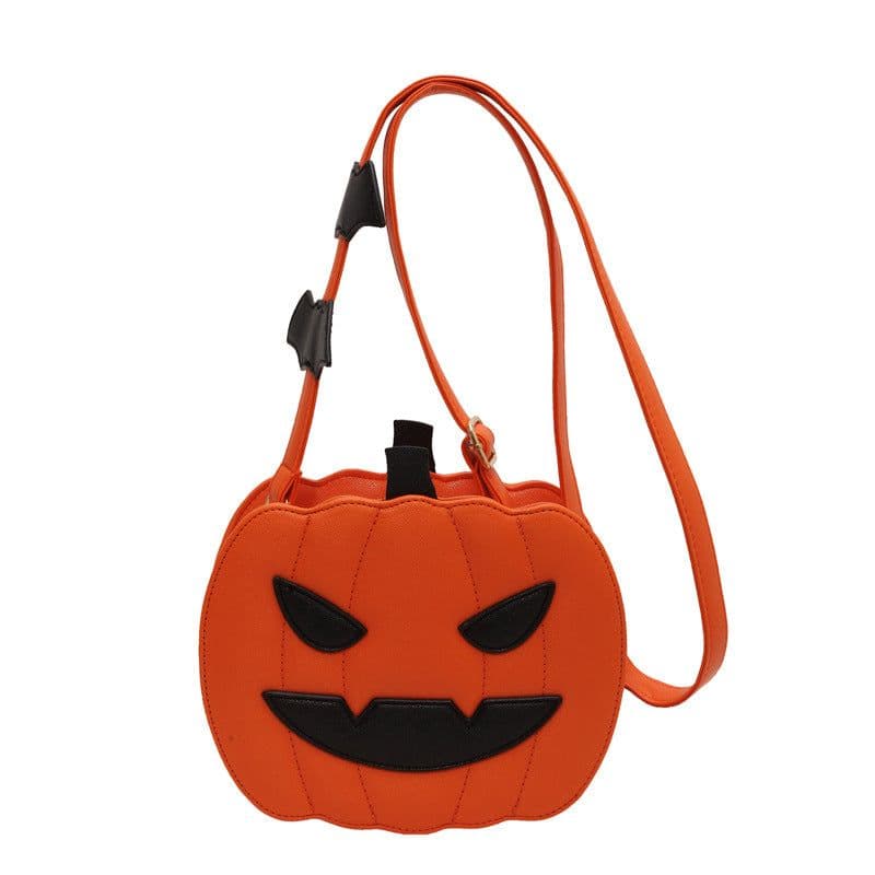 image-Funny Pumpkin Bag Fashion Color Contrast Personality Creative