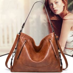 image-Fashion Large Capacity Totes Casual Handbag Shoulder Crossbody Retro Big Bag