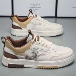 image-Teenagers All-match Low Top Breathable Casual Mesh Sports Sneakers