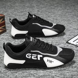 image-Men's All-match Casual Low-top Flat Sneakers