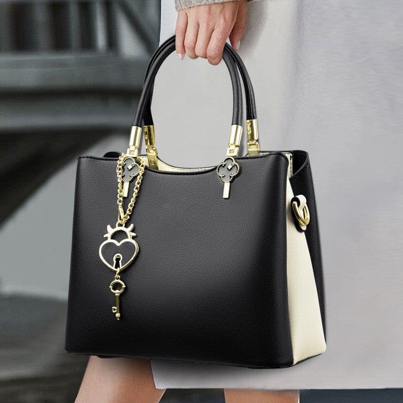 image-Women's Messenger Bag Fashion Color Contrast
