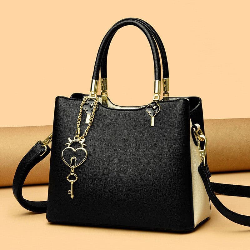 image-Women's Messenger Bag Fashion Color Contrast