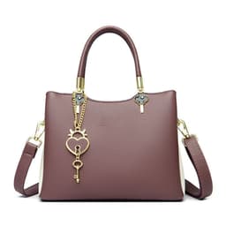 image-Women's Messenger Bag Fashion Color Contrast
