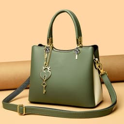 image-Women's Messenger Bag Fashion Color Contrast