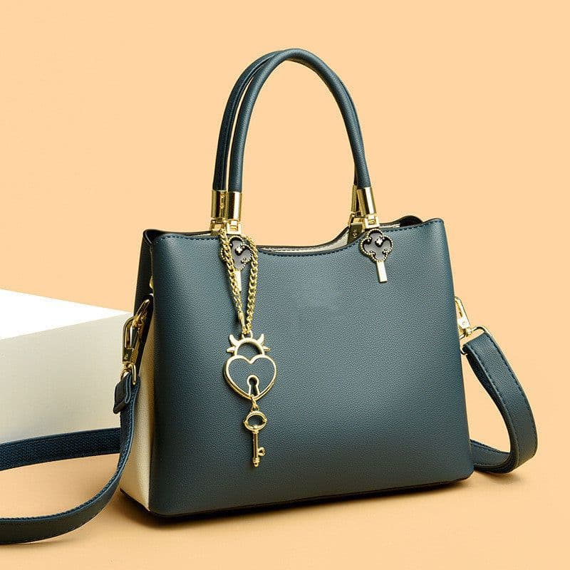 image-Women's Messenger Bag Fashion Color Contrast