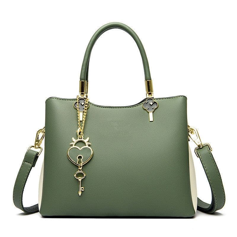 image-Women's Messenger Bag Fashion Color Contrast