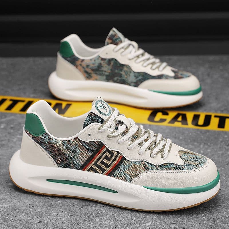 image-Men's Fashionable All-match Height Increasing British Youth Four Seasons Light Luxury Casual Shoes
