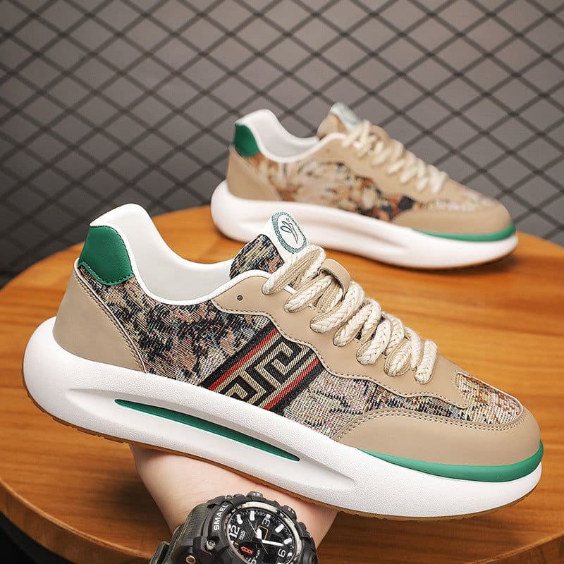image-Men's Fashionable All-match Height Increasing British Youth Four Seasons Light Luxury Casual Shoes