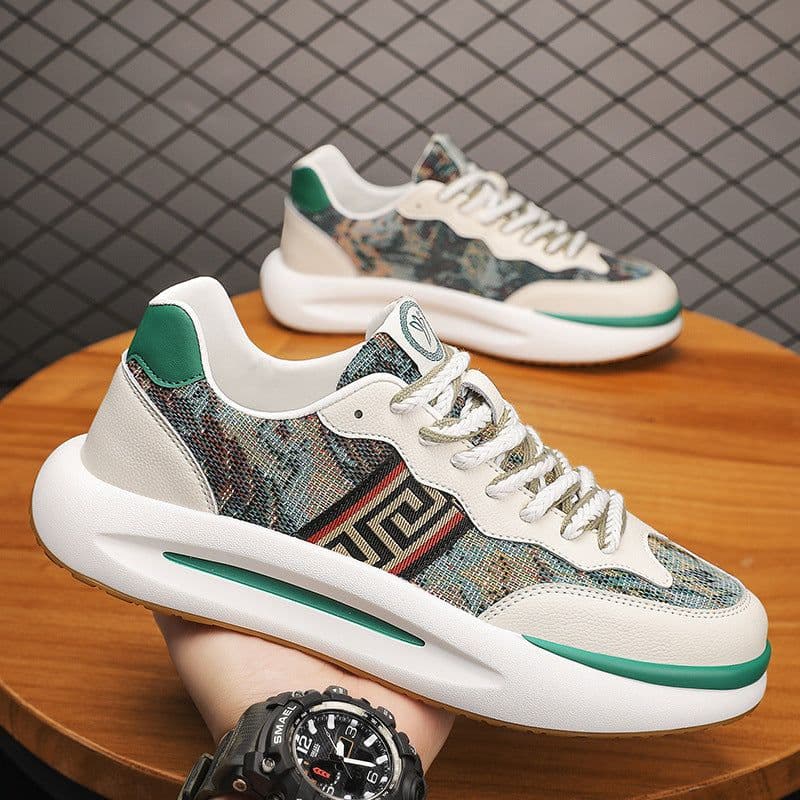 image-Men's Fashionable All-match Height Increasing British Youth Four Seasons Light Luxury Casual Shoes