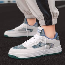 image-Fashion Men's Platform White Shoes