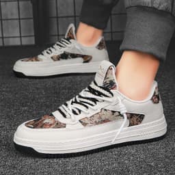 image-Fashion Men's Platform White Shoes