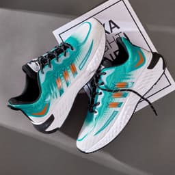 image-Fly-woven Mesh Shoes Thick-soled Sports Sneakers Casual Dad Shoes Walking Running Shoes