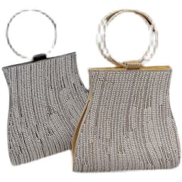 image-Shoulder Rhinestone Ring Crossbody Bag