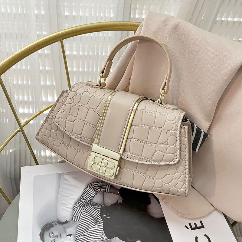 image-Women's Stone Pattern Fashion Women's Portable Shoulder Messenger Bag