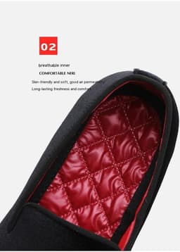 image-British Breathable Tods Casual Shoes Men's Trendy Embroidered Leather Shoes