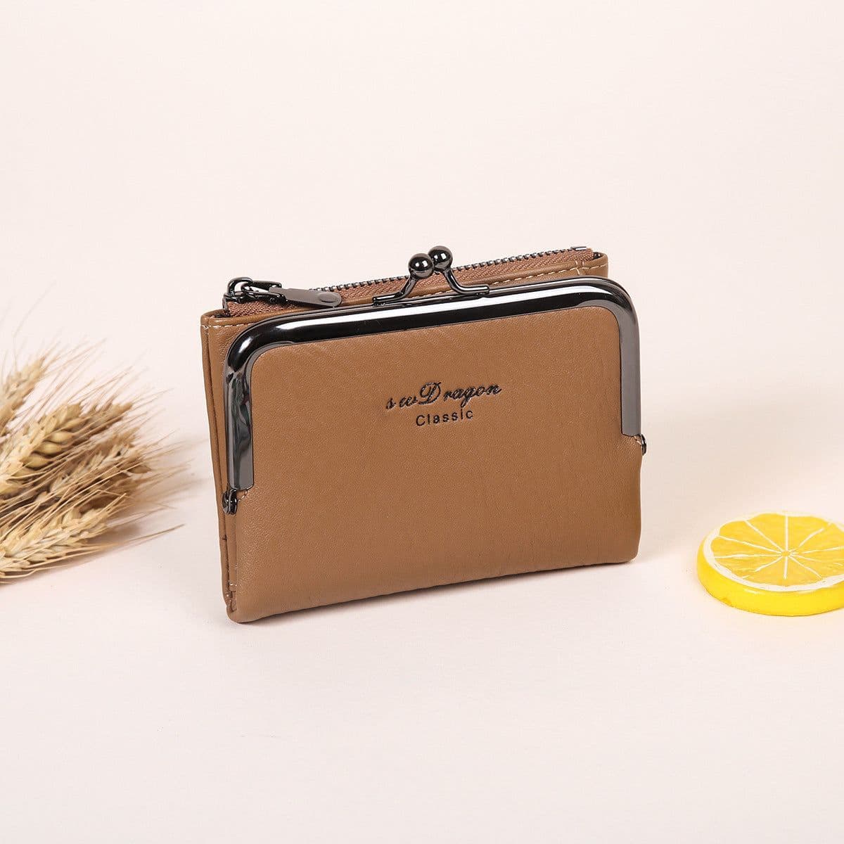 image-Fashion Simple Two-in-one Niche Certificate Card Holder