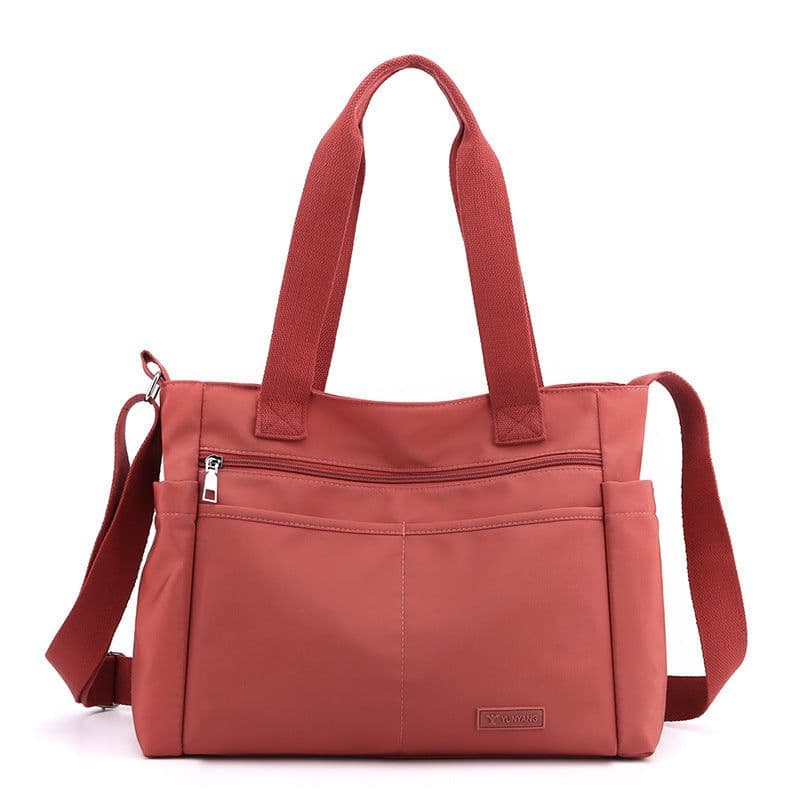image-Women's Fashion Casual Nylon Cloth Large Capacity Shoulder Bag