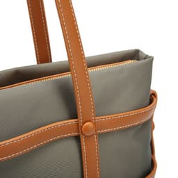 image-Woven Large Capacity Nylon Handbag
