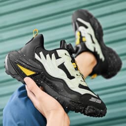 image-Dad Shoes Casual Mesh Thick Bottom Rotating Button Plus Size Sneakers