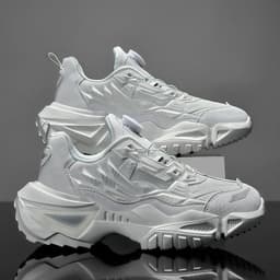 image-Dad Shoes Casual Mesh Thick Bottom Rotating Button Plus Size Sneakers