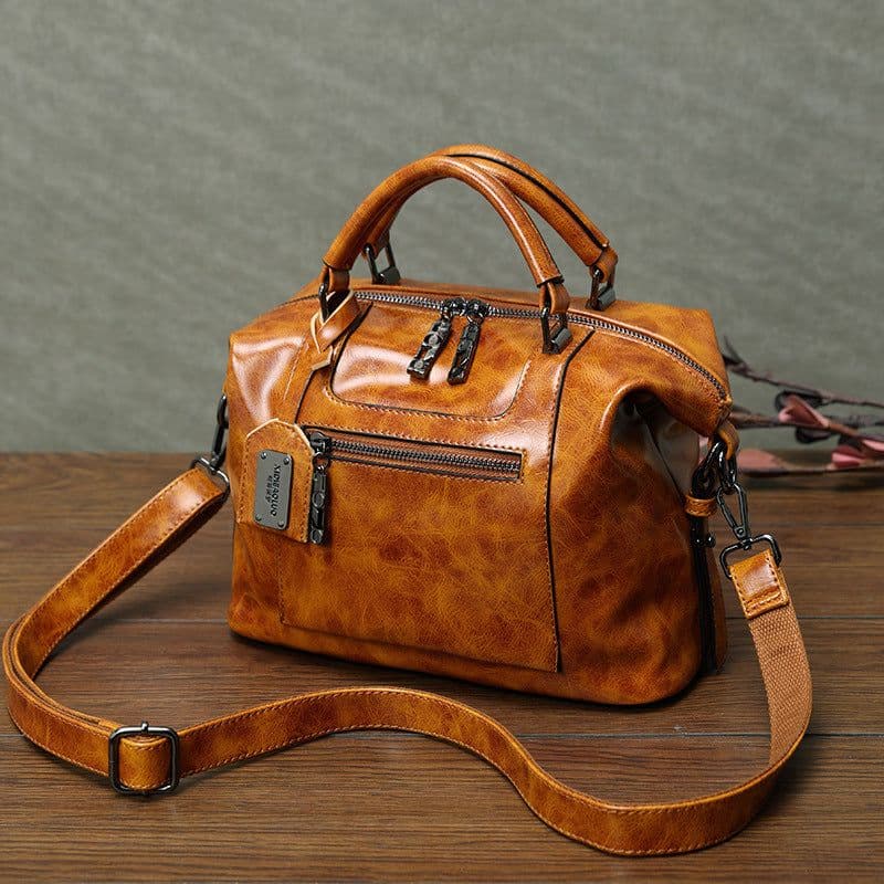 image-Retro Style Women's Bag Women Hand-carrying Crossbody Bag