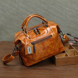 image-Retro Style Women's Bag Women Hand-carrying Crossbody Bag