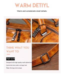 image-Retro Style Women's Bag Women Hand-carrying Crossbody Bag