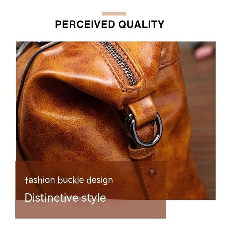 image-Retro Style Women's Bag Women Hand-carrying Crossbody Bag