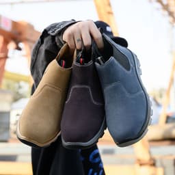 image-Anti Impact Anti Puncture Wear-resistant Safety Shoes