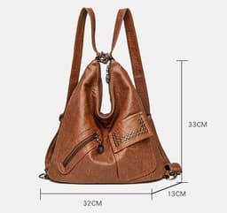 image-Women's Fashion Retro Shoulder Bag Simple Casual Multi-functional