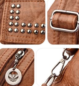 image-Women's Fashion Retro Shoulder Bag Simple Casual Multi-functional