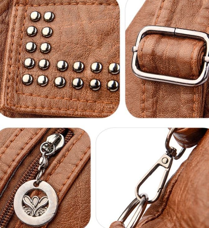 image-Women's Fashion Retro Shoulder Bag Simple Casual Multi-functional