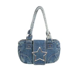 image-American Stylish Good Texture Retro Denim Handbag For Women