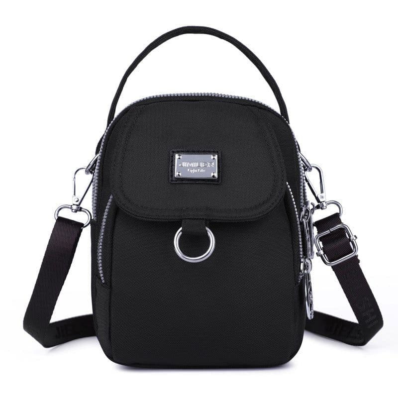 image-Women's Shoulder Messenger Bag Hand-carrying Oxford Cloth Mobile Phone Bag