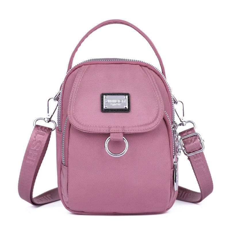 image-Women's Shoulder Messenger Bag Hand-carrying Oxford Cloth Mobile Phone Bag