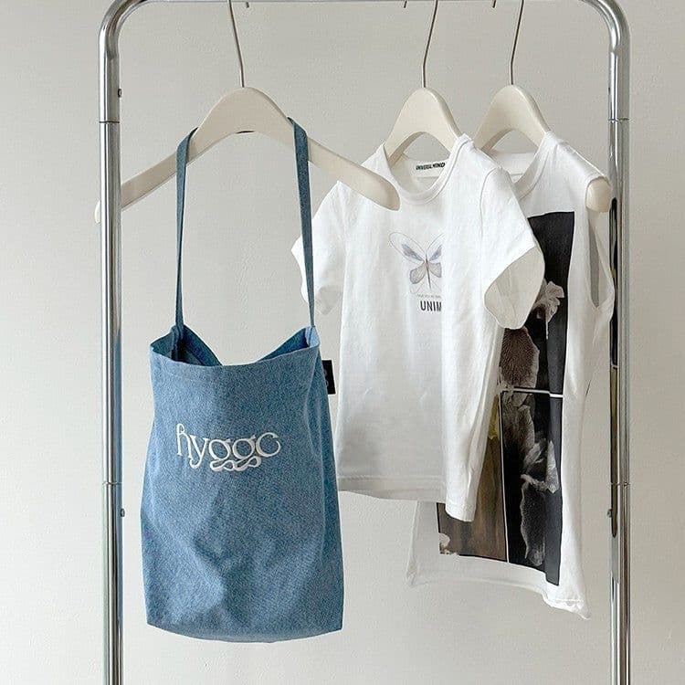 image-Denim Canvas Bag For Women Minimalist
