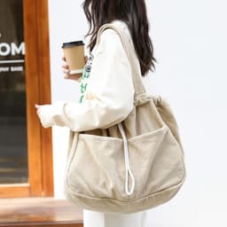 image-Women's Fashion Vintage Corduroy Handbag