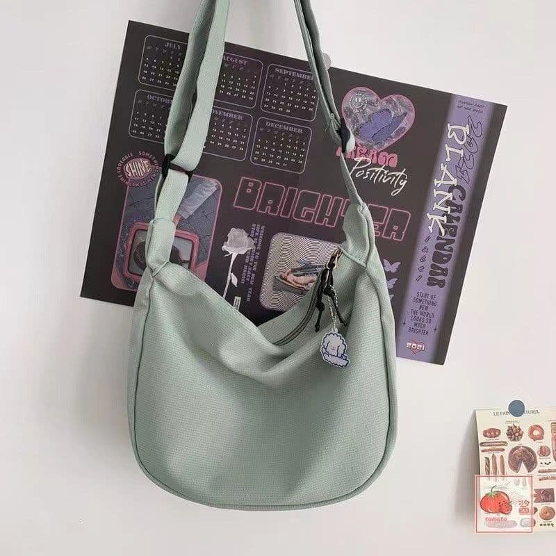 image-Fashion Simple Japanese Style All-matching Candy Color Fashionable New Women's Shoulder Messenger Bag