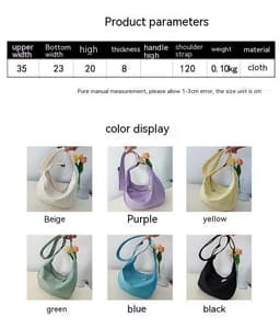 image-Fashion Simple Japanese Style All-matching Candy Color Fashionable New Women's Shoulder Messenger Bag