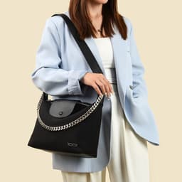 image-Large Capacity Commuter Vintage Oxford Cloth Women's Bag