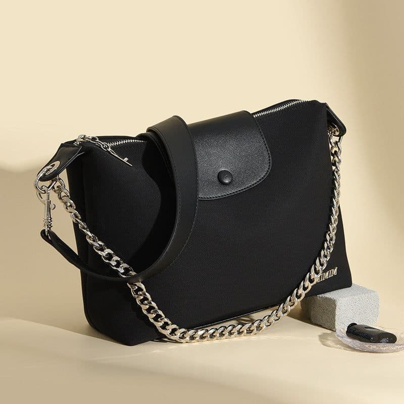 image-Large Capacity Commuter Vintage Oxford Cloth Women's Bag
