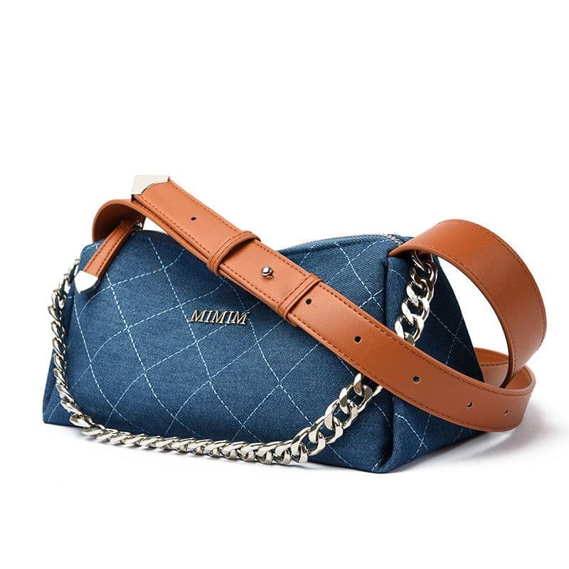 image-Women's Simple Underarm Chain Large Capacity Shoulder Bag