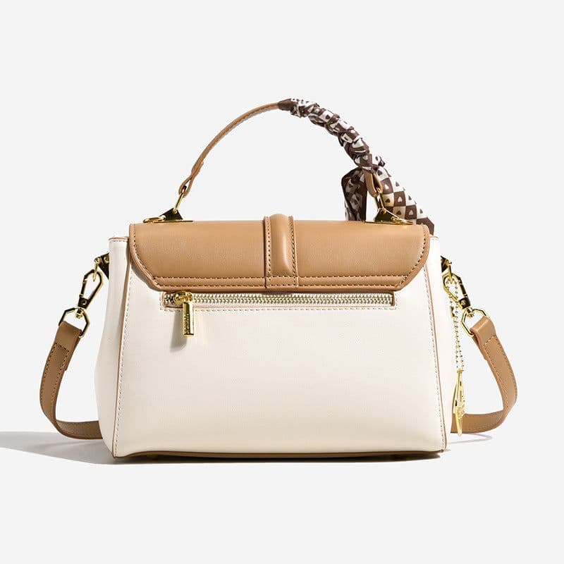 image-Small Sheepskin Pattern Women's Portable Lock Small Square Bag