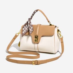 image-Small Sheepskin Pattern Women's Portable Lock Small Square Bag